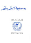 Commencement Program 1969 by Loma Linda University