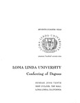 Commencement Program 1979 by Loma Linda University