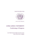 Commencement Program 1989 by Loma Linda University
