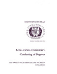 Commencement Program 1992 by Loma Linda University