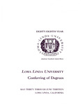 Commencement Program 1993 by Loma Linda University