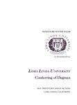 Commencement Program 2002 by Loma Linda University