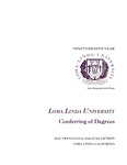 Commencement Program 2003 by Loma Linda University