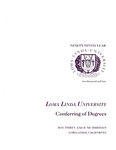 Commencement Program 2004 by Loma Linda University