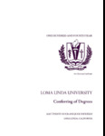 Commencement Program 2009 by Loma Linda University