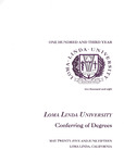 Commencement Program 2008 by Loma Linda University