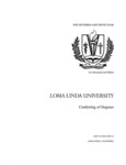 Commencement Program 2015 by Loma Linda University