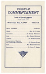 Commencement Exercises 1923 by College of Medical Evangelists