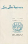 Commencement Program 1962 by Loma Linda University