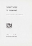Commencement Program 1973 (School of Medicine)