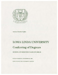 Commencement Program 1980-B (School of Medicine) by Loma Linda University