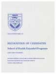 Commencement Program 1981 (School of Health Extended Programs)